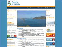 Tablet Screenshot of comune.teulada.ca.it